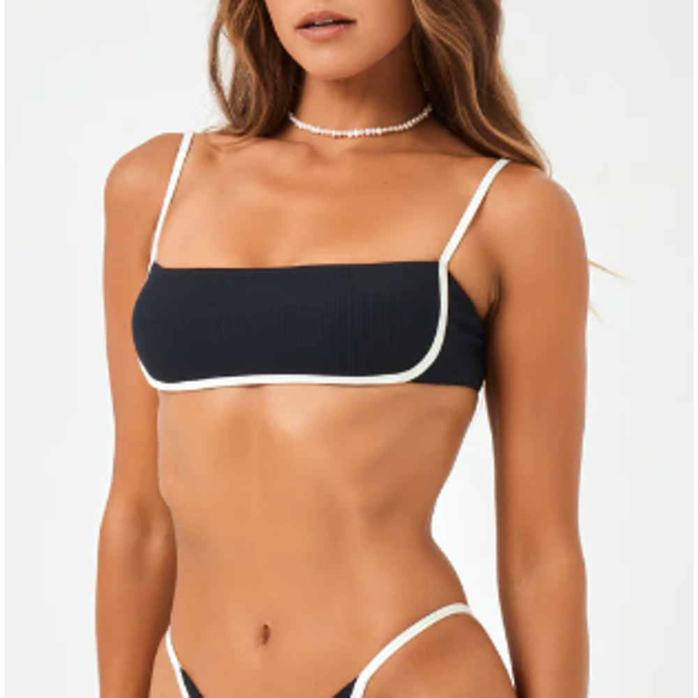 L*Space Ribbed Hazel Bikini Top S